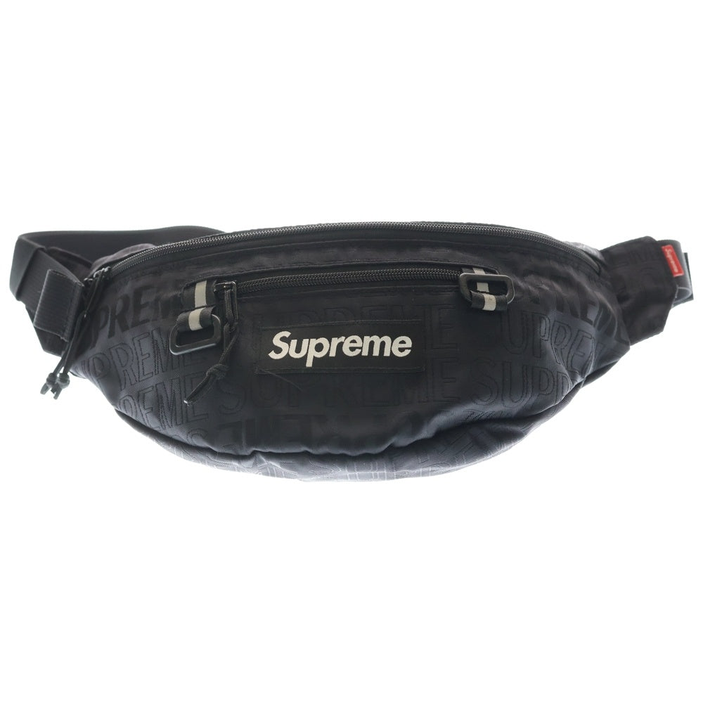 SUPREME(シュプリーム) 19SS Waist Bag コーデュラ ナイロンウエストバッグ ブラック
