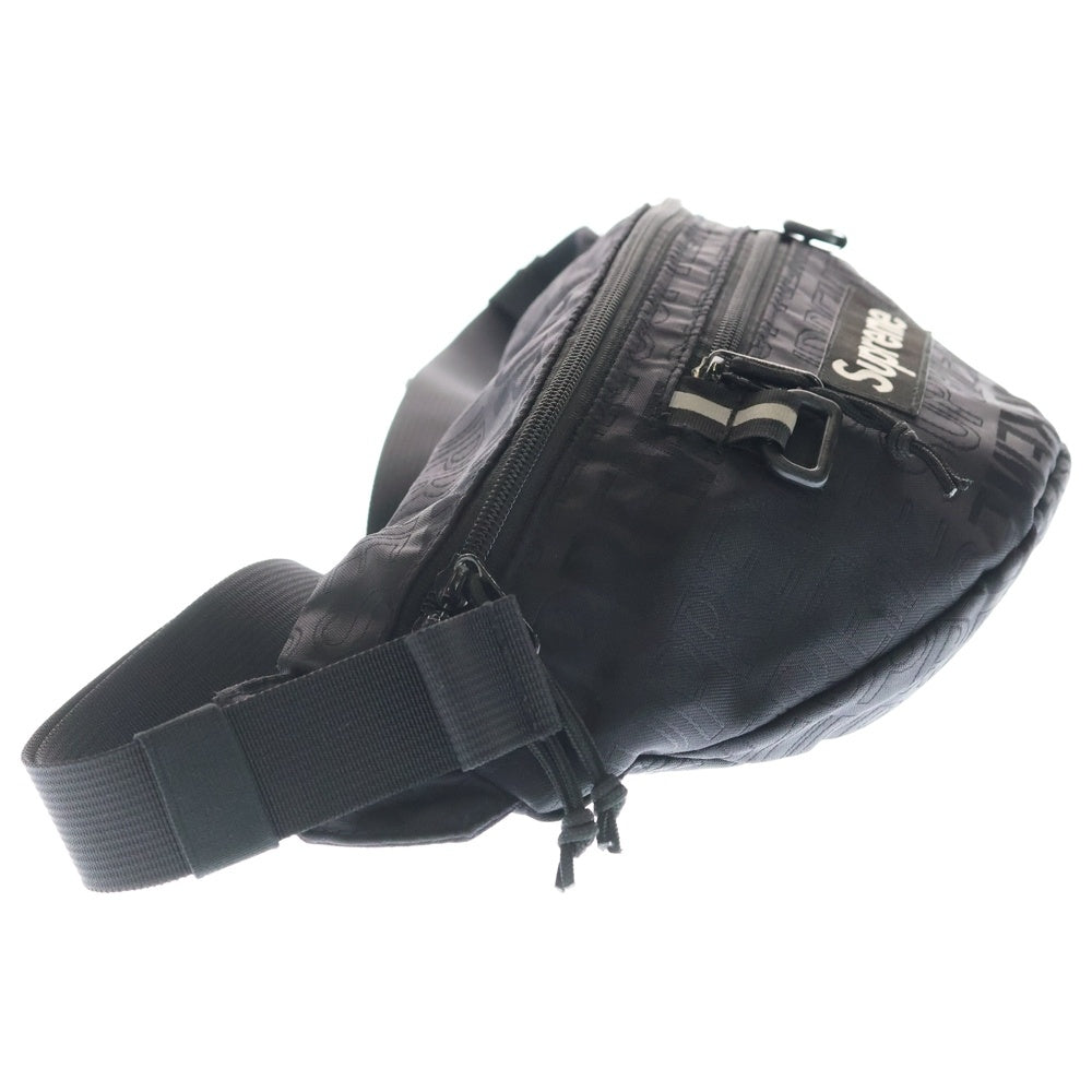 SUPREME(シュプリーム) 19SS Waist Bag コーデュラ ナイロンウエストバッグ ブラック