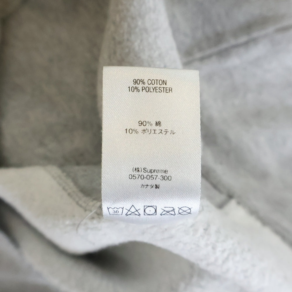 SUPREME(シュプリーム) 19AW Delta Logo Hooded Sweatshirt デルタロゴ フロントプリント プルオーバースウェットパーカー フーディー グレー