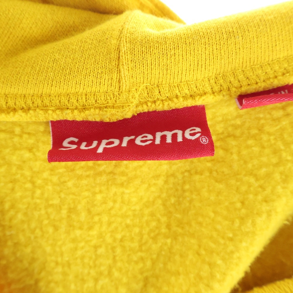 SUPREME(シュプリーム) 23SS Half Zip Hooded Sweatshirt アームライン ハーフジップ プルオーバースウェットパーカー フーディー イエロー