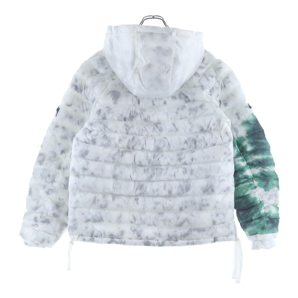 NIKE(ナイキ) ×Stussy Insulated Pullover Jacket ステューシー インシュレーテッドプルオーバー 中綿フーデッドジャケット ホワイト/グリーン DC1084-101