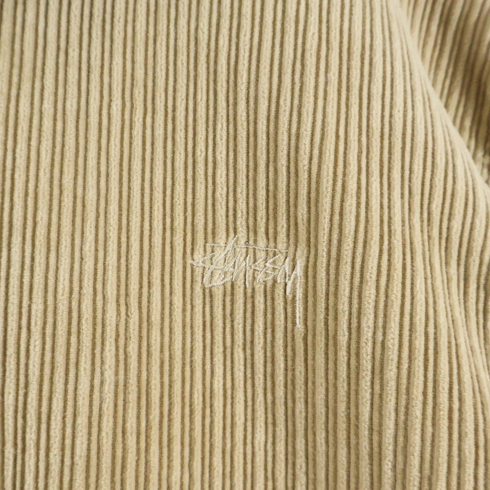 STUSSY(ステューシー) MIX CORD JACKET コーデュロイ ジップアップジャケット ブラウン 115486