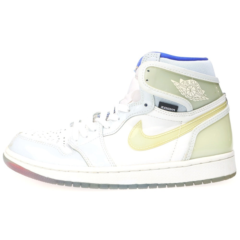 NIKE(ナイキ) AIR JORDAN 1 HIGH ZOOM RACER BLUE エアジョーダン1 ズーム レーサーブルー ハイカットスニーカー ホワイト US7/25cm CK6637-104