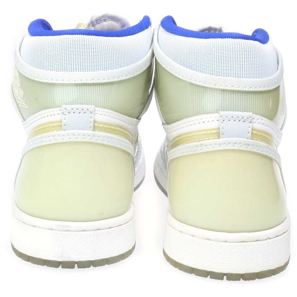 NIKE(ナイキ) AIR JORDAN 1 HIGH ZOOM RACER BLUE エアジョーダン1 ズーム レーサーブルー ハイカットスニーカー ホワイト US7/25cm CK6637-104