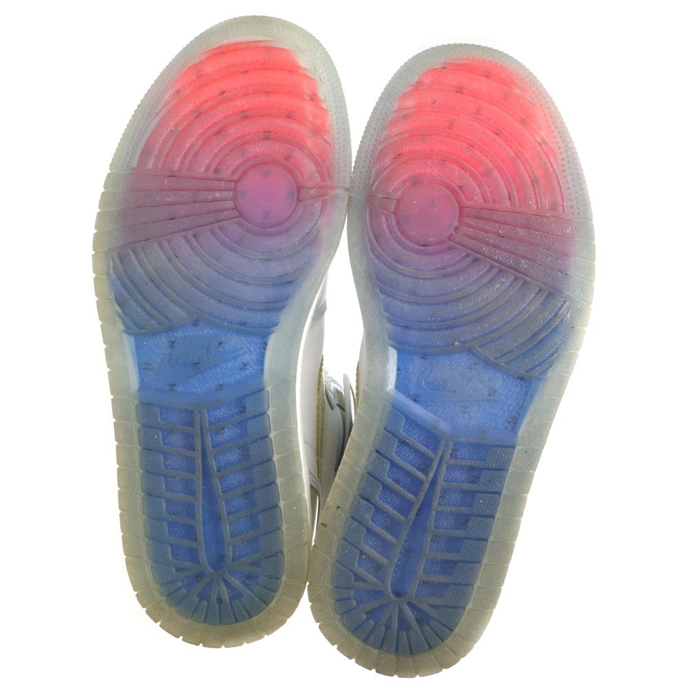 NIKE(ナイキ) AIR JORDAN 1 HIGH ZOOM RACER BLUE エアジョーダン1 ズーム レーサーブルー ハイカットスニーカー ホワイト US7/25cm CK6637-104