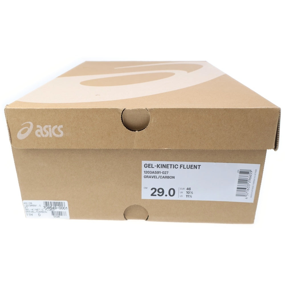 ASICS(アシックス) GEL-KINETIC FLUENT ゲルキネティック フルーエント ローカットスニーカー グレー US11.5/29cm 1203A591-027