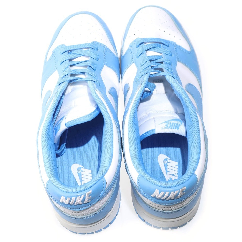 NIKE(ナイキ) DUNK LOW RETRO UNC UNIVERSITY BLUE ダンク レトロ ノースカロライナ ローカットスニーカー ホワイト/ブルー US10/28cm DD1391-102