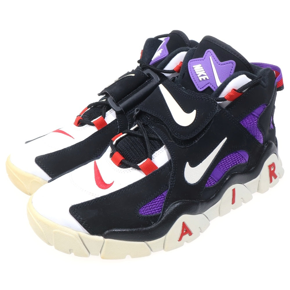 NIKE(ナイキ) AIR BARRAGE MID RAPTORS エアバラージ ラプターズ ミッドカットスニーカー ブラック/パープル US9.5/27.5cm CD9329-001