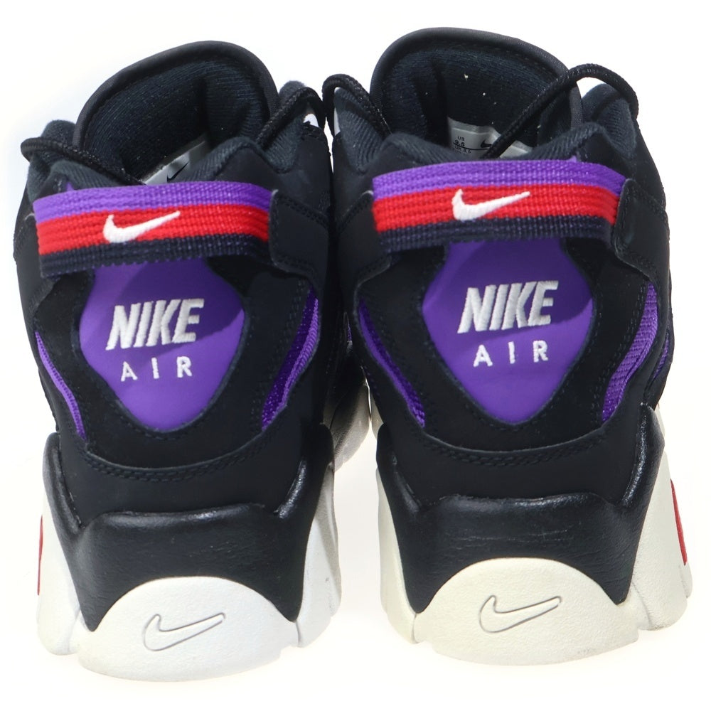 NIKE(ナイキ) AIR BARRAGE MID RAPTORS エアバラージ ラプターズ ミッドカットスニーカー ブラック/パープル US9.5/27.5cm CD9329-001