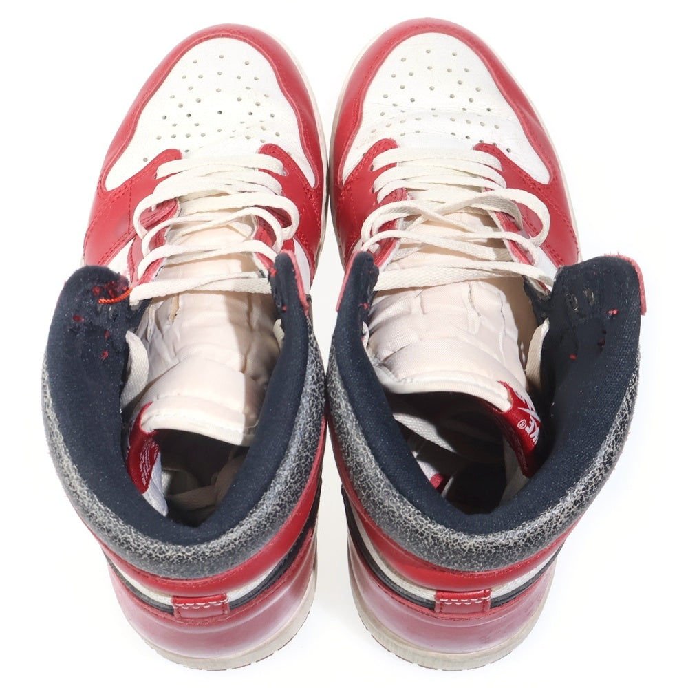 NIKE(ナイキ) AIR JORDAN 1 HIGH OG LOST & FOUND CHICAGO DZ5485-612 エアジョーダン1 ロスト&ファウンド ハイカットスニーカー US10/28cm ブラック/ホワイト/レッド