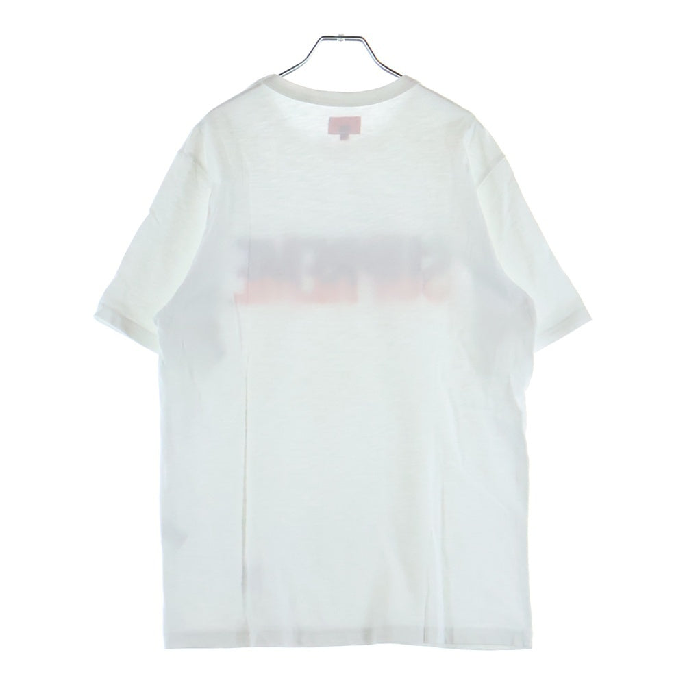 SUPREME(シュプリーム) 19AW Flame S/S Top フレイムロゴ クルーネック半袖Tシャツ カットソー ホワイト