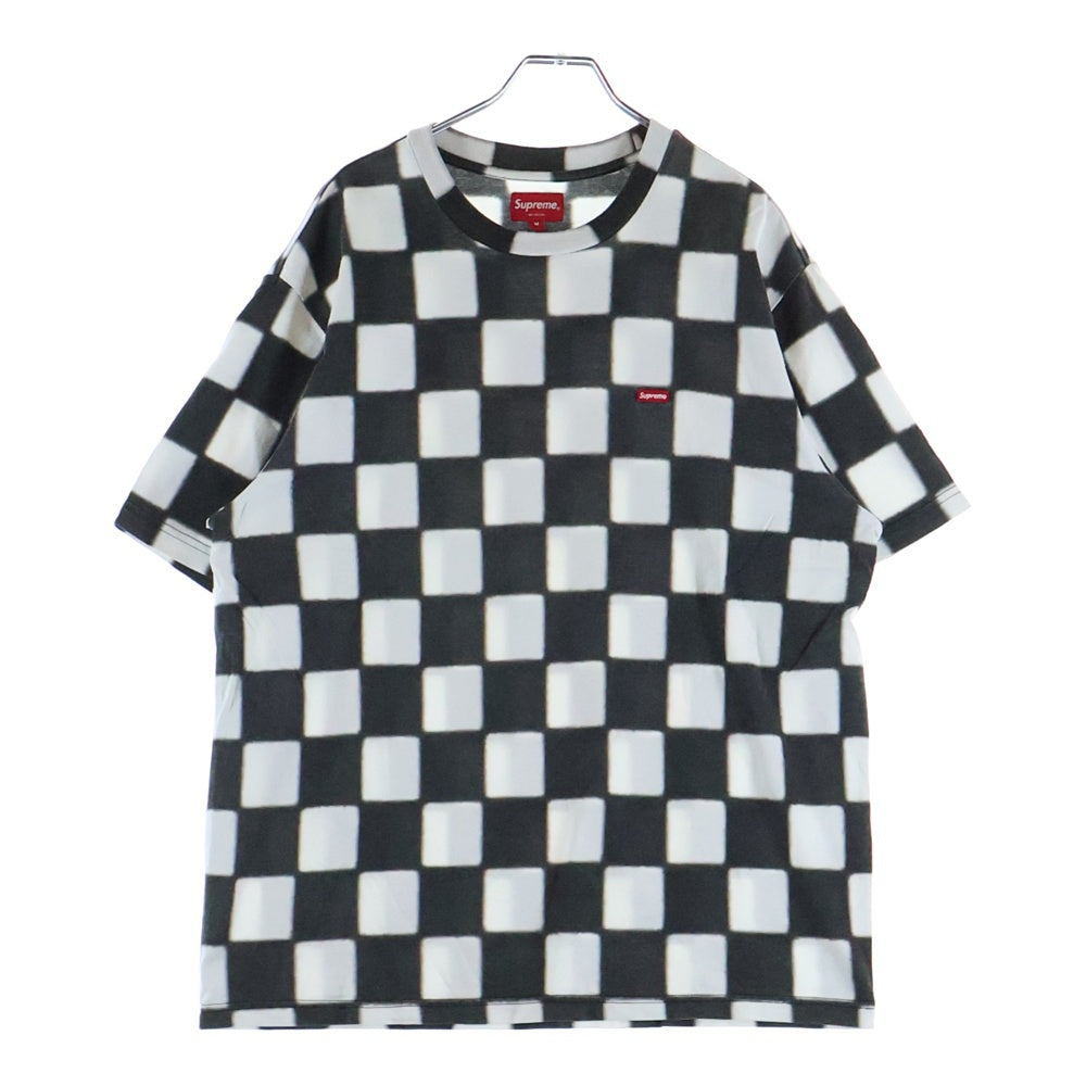 SUPREME(シュプリーム) 20SS Small Box Logo Tee Checkerboard スモール ボックスロゴ チェッカーボード クルーネック半袖Tシャツ カットソー ブラック/ホワイト