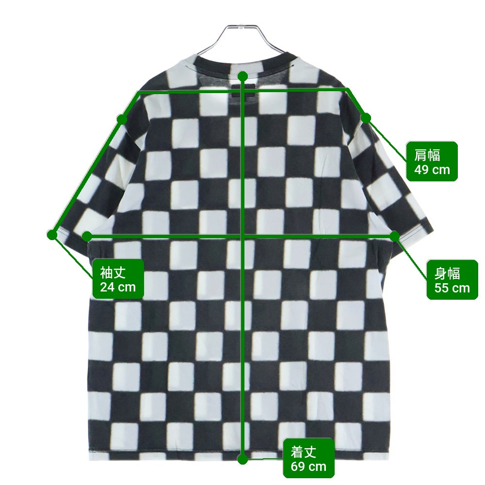 SUPREME(シュプリーム) 20SS Small Box Logo Tee Checkerboard スモール ボックスロゴ チェッカーボード クルーネック半袖Tシャツ カットソー ブラック/ホワイト