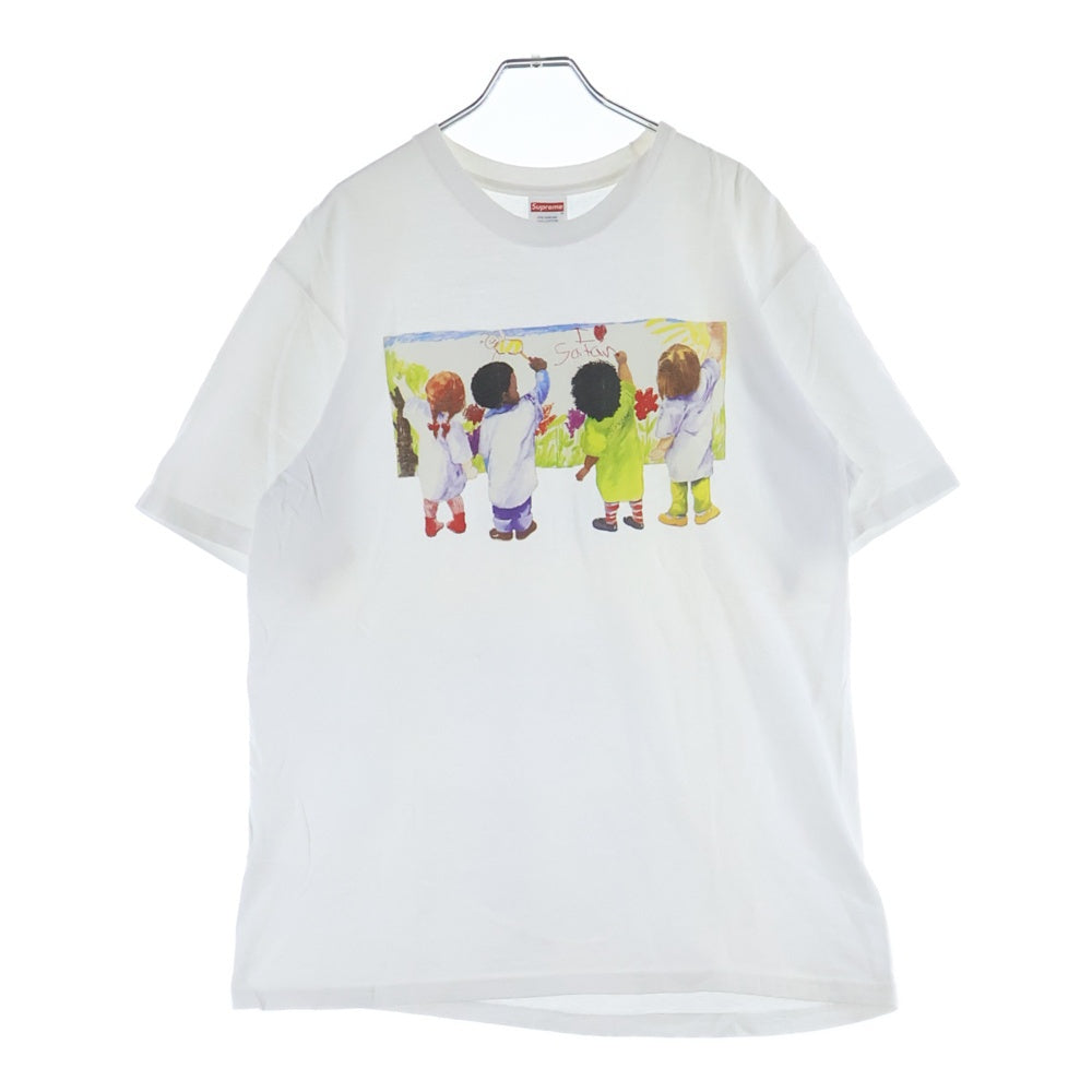 SUPREME(シュプリーム) 19SS Kids I Love Satan Tee キッズ アイラブ サタン クルーネック半袖Tシャツ カットソー ホワイト
