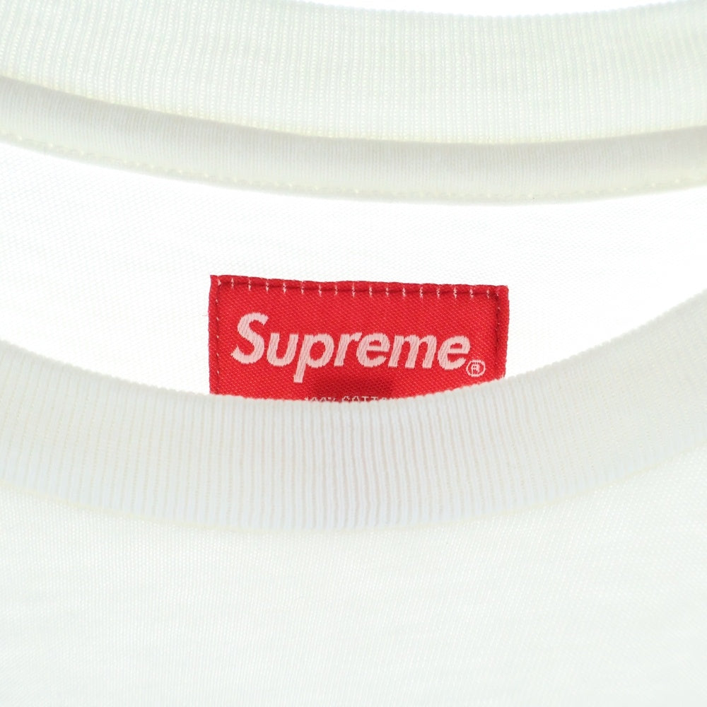 SUPREME(シュプリーム) 22SS Washed Handstyle Tee ウォッシュド ハンドスタイル クルーネック半袖Tシャツ カットソー ホワイト