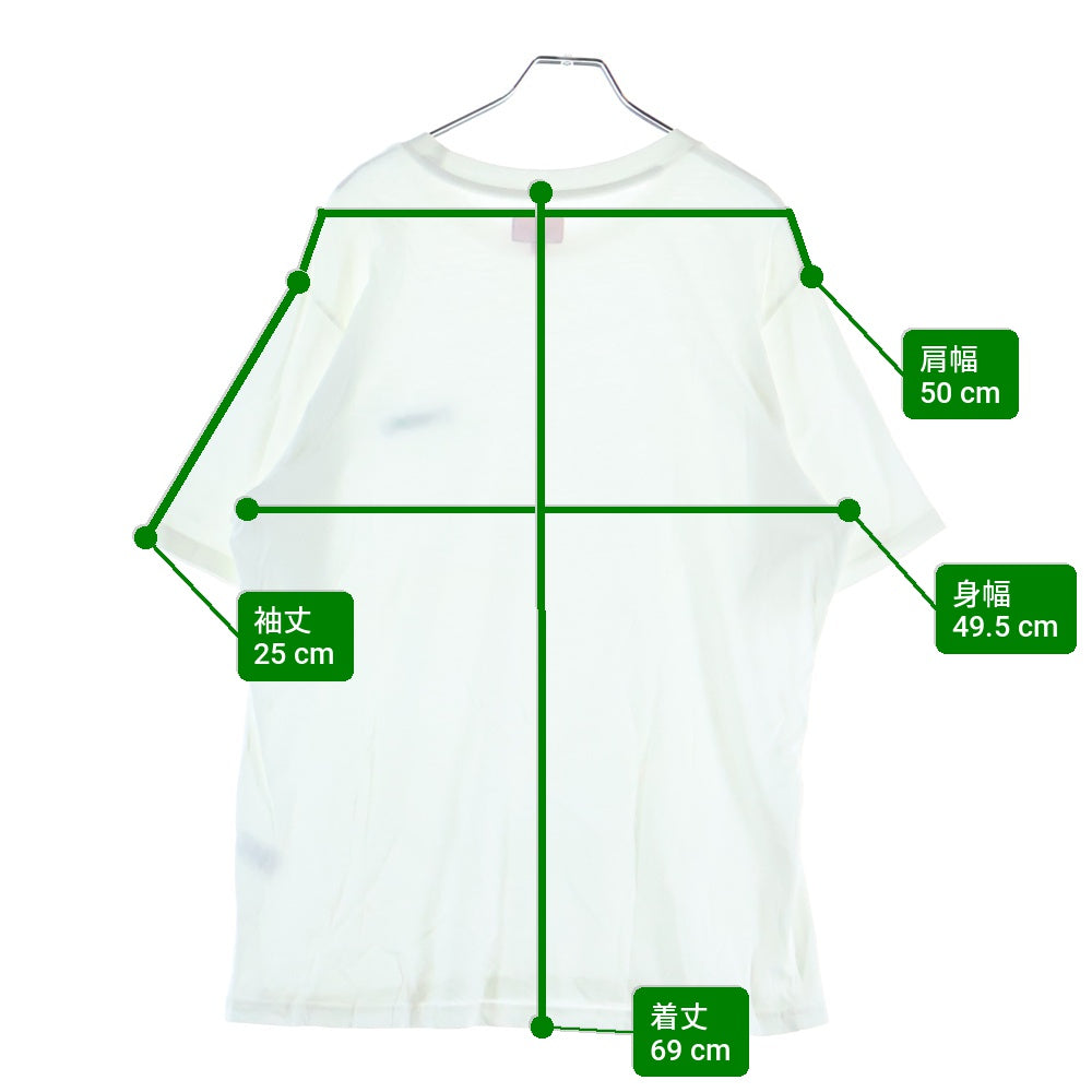 SUPREME(シュプリーム) 22SS Washed Handstyle Tee ウォッシュド ハンドスタイル クルーネック半袖Tシャツ カットソー ホワイト