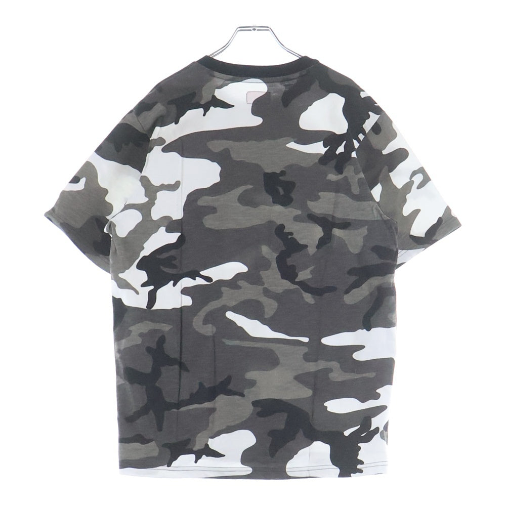 SUPREME(シュプリーム) 18AW S/S Pocket Tee カモフラ クルーネック半袖ポケットTシャツ カットソー ブラック/ホワイト/グレー