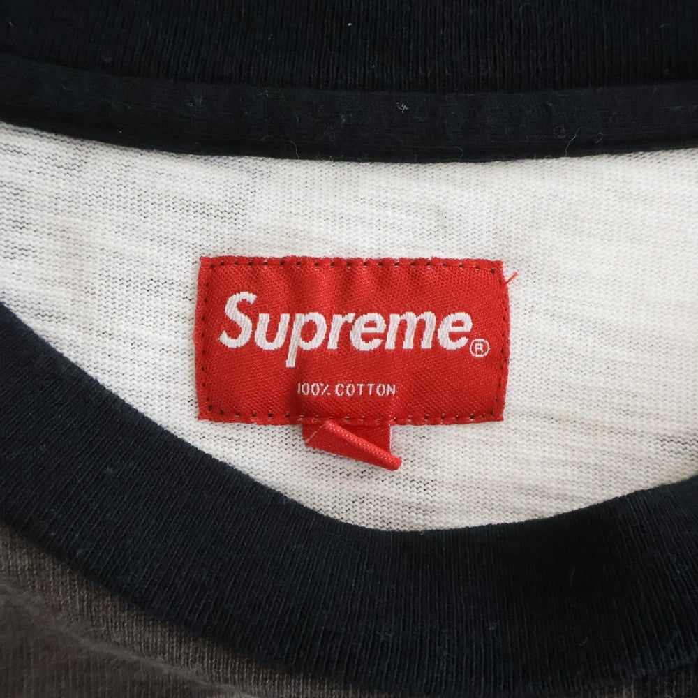 SUPREME(シュプリーム) 18AW S/S Pocket Tee カモフラ クルーネック半袖ポケットTシャツ カットソー ブラック/ホワイト/グレー