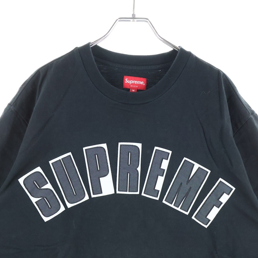 SUPREME(シュプリーム) 20SS Arc Applique S/S Top アーチ アップリケ クルーネック半袖Tシャツ カットソー ブラック