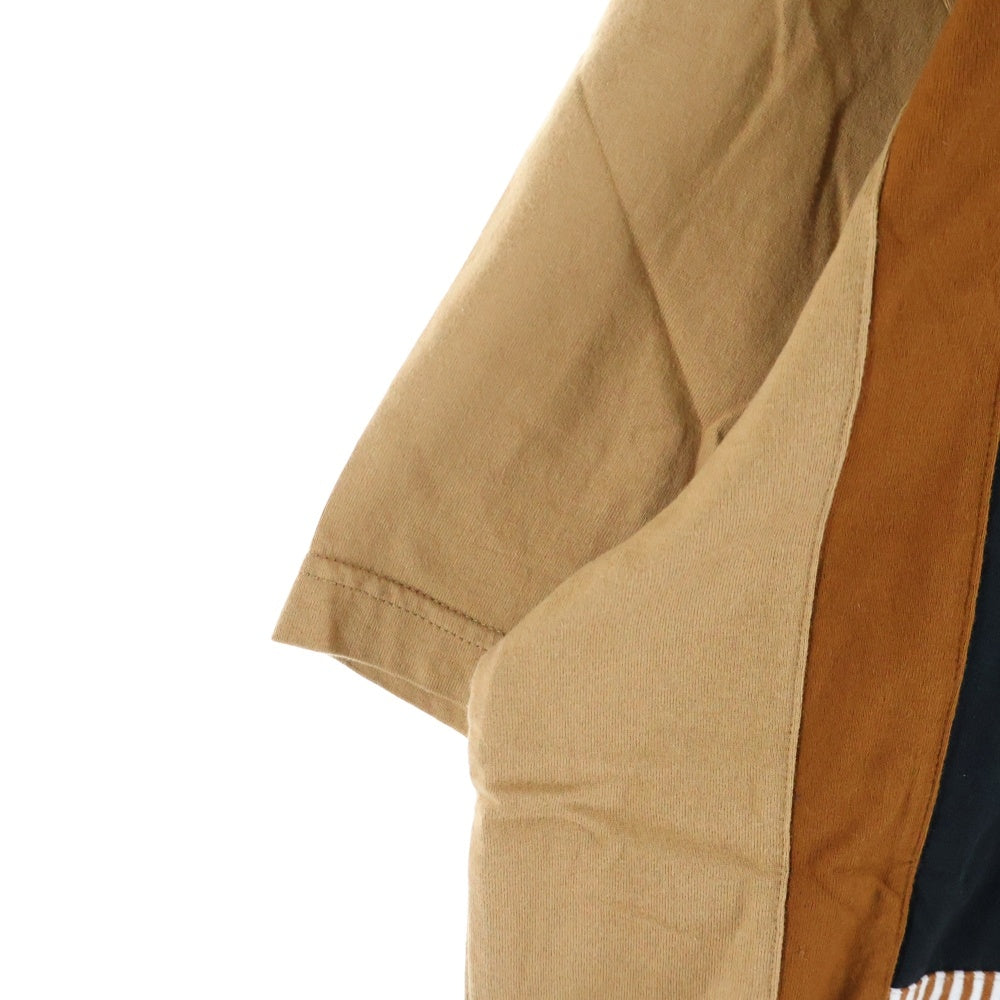 SUPREME(シュプリーム) 20SS Patchwork Pocket Tee パッチワーク クルーネック半袖ポケットTシャツ カットソー ブラウン