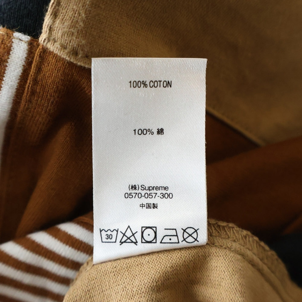 SUPREME(シュプリーム) 20SS Patchwork Pocket Tee パッチワーク クルーネック半袖ポケットTシャツ カットソー ブラウン