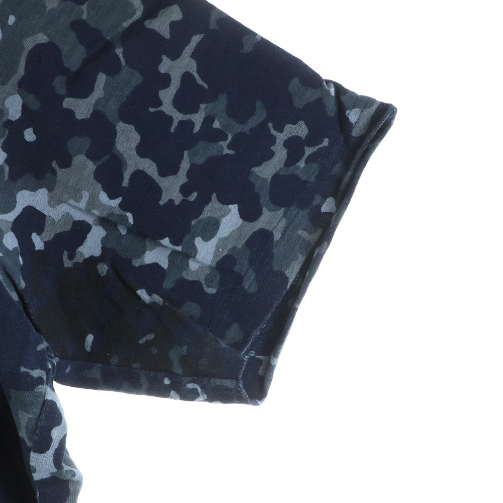 SUPREME(シュプリーム) 19SS Pocket Tee Navy German Camo ジャーマン カモ クルーネック半袖ポケットTシャツ カットソー ネイビー