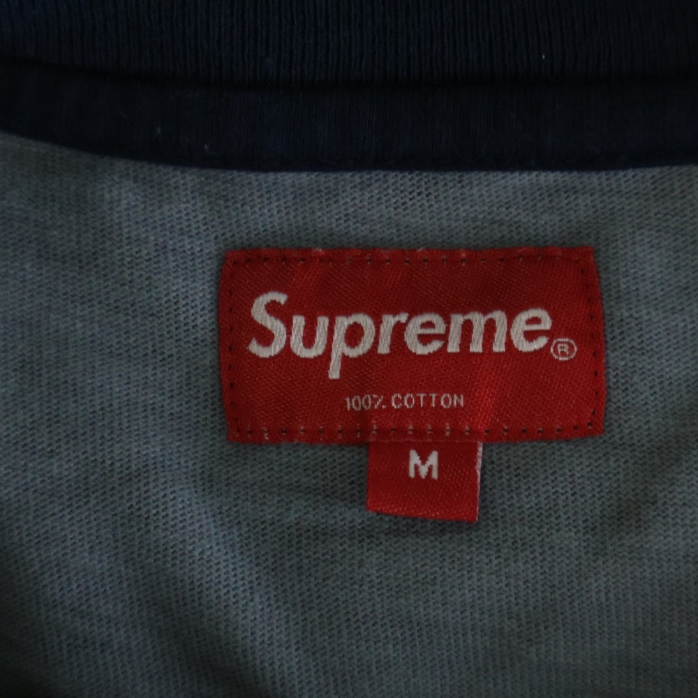 SUPREME(シュプリーム) 19SS Pocket Tee Navy German Camo ジャーマン カモ クルーネック半袖ポケットTシャツ カットソー ネイビー