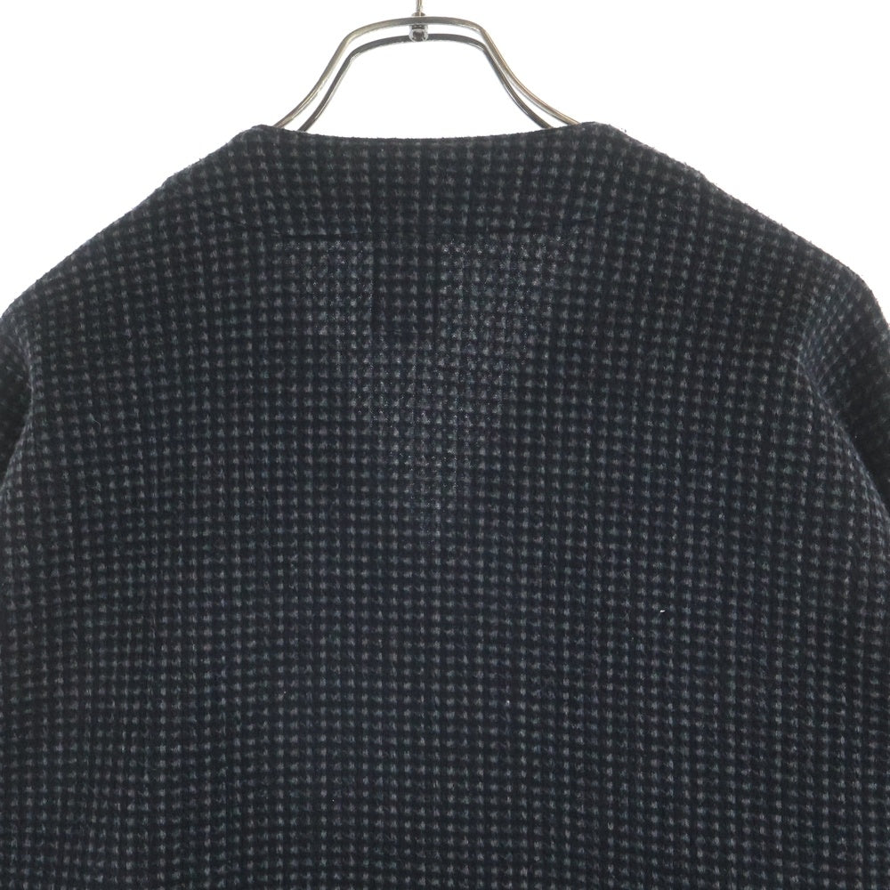 SOUTH2 WEST8(サウス2ウエスト8) SCOUTING SHIRT スカウティング 千鳥格子 ニットカーディガン ブラック/グレー J0830