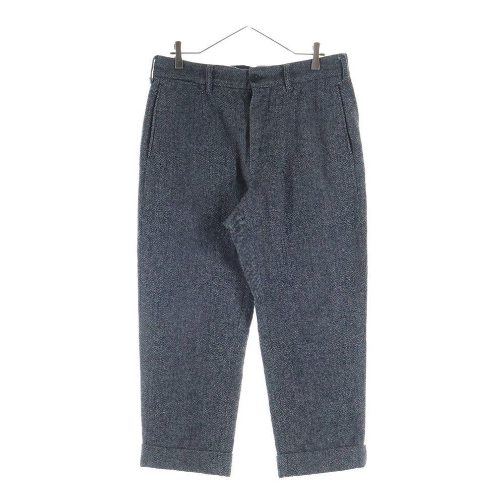 Engineered Garments(エンジニアド ガーメンツ) ヘリンボーン ウール混 テーパードスラックスパンツ グレー