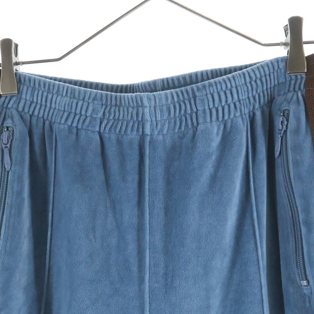 Needles(ニードルス) 23SS NARROW TRACK PANT ナロー ベロア イージートラックパンツ ブルー MR293