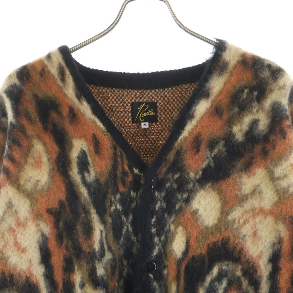 Needles(ニードルス) 25AW MOHAIR CARDIGAN PAISLEY ペイズリー モヘヤニットカーディガン マルチカラー RW356