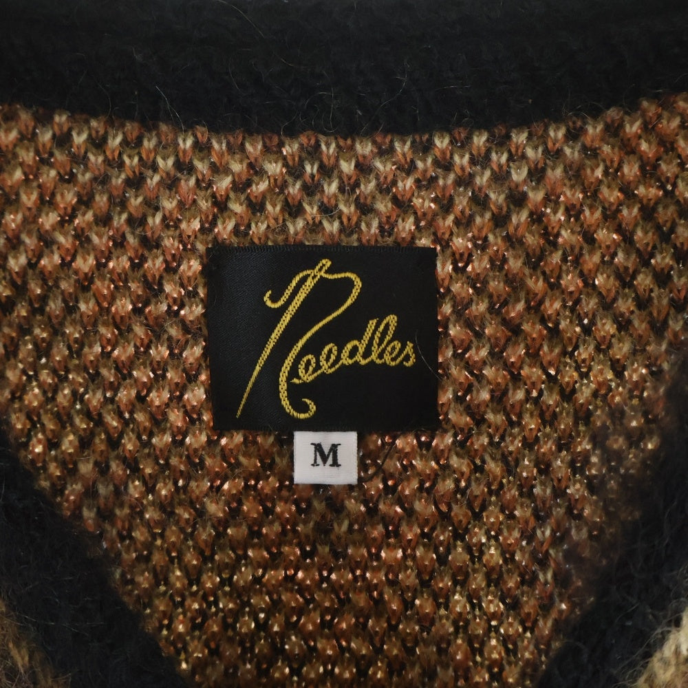 Needles(ニードルス) 25AW MOHAIR CARDIGAN PAISLEY ペイズリー モヘヤニットカーディガン マルチカラー RW356