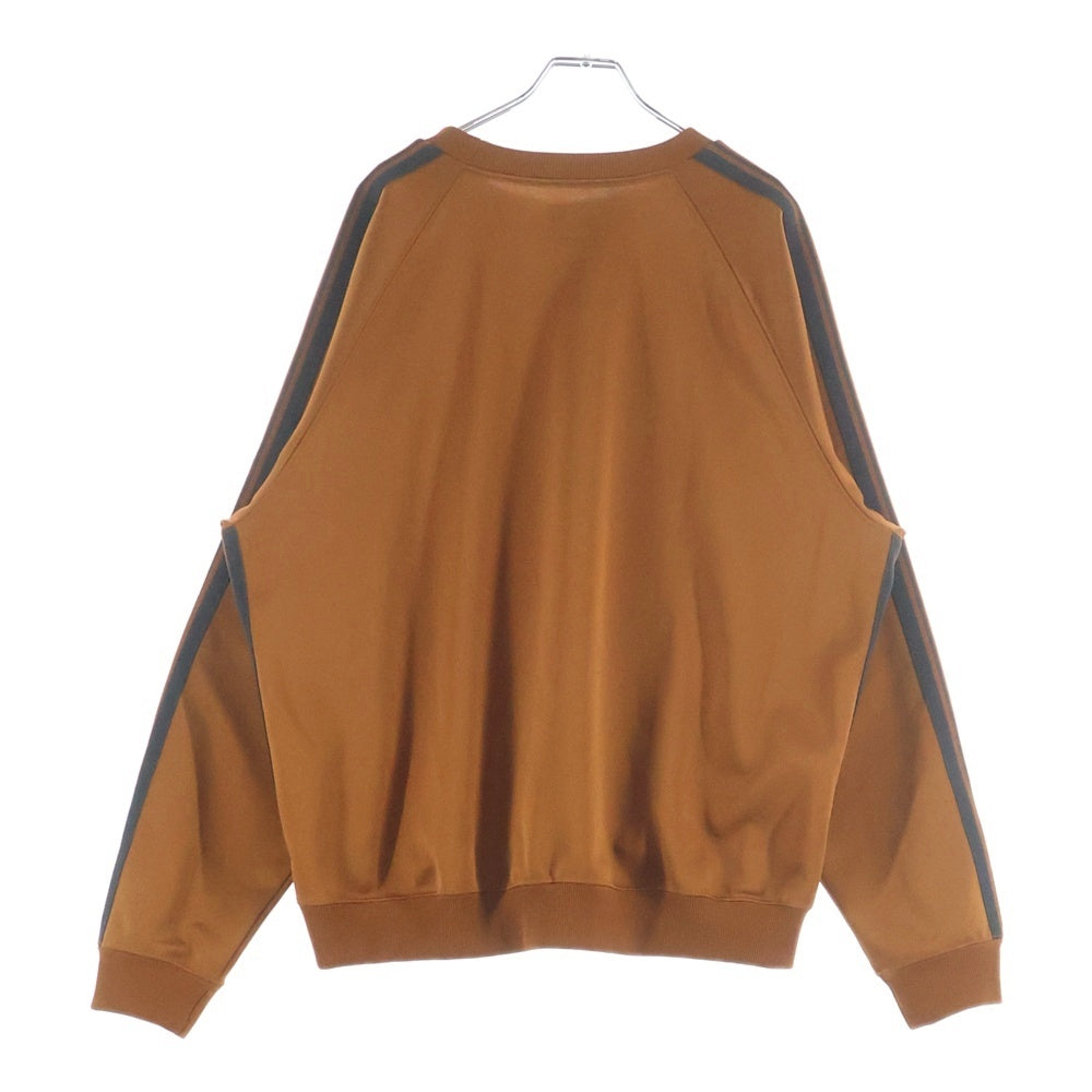 Needles(ニードルス) TRACK CREW NECK SHIRT エンブロイダリーデザイン クルーネック トラックスウェット トレーナー オレンジ OT227