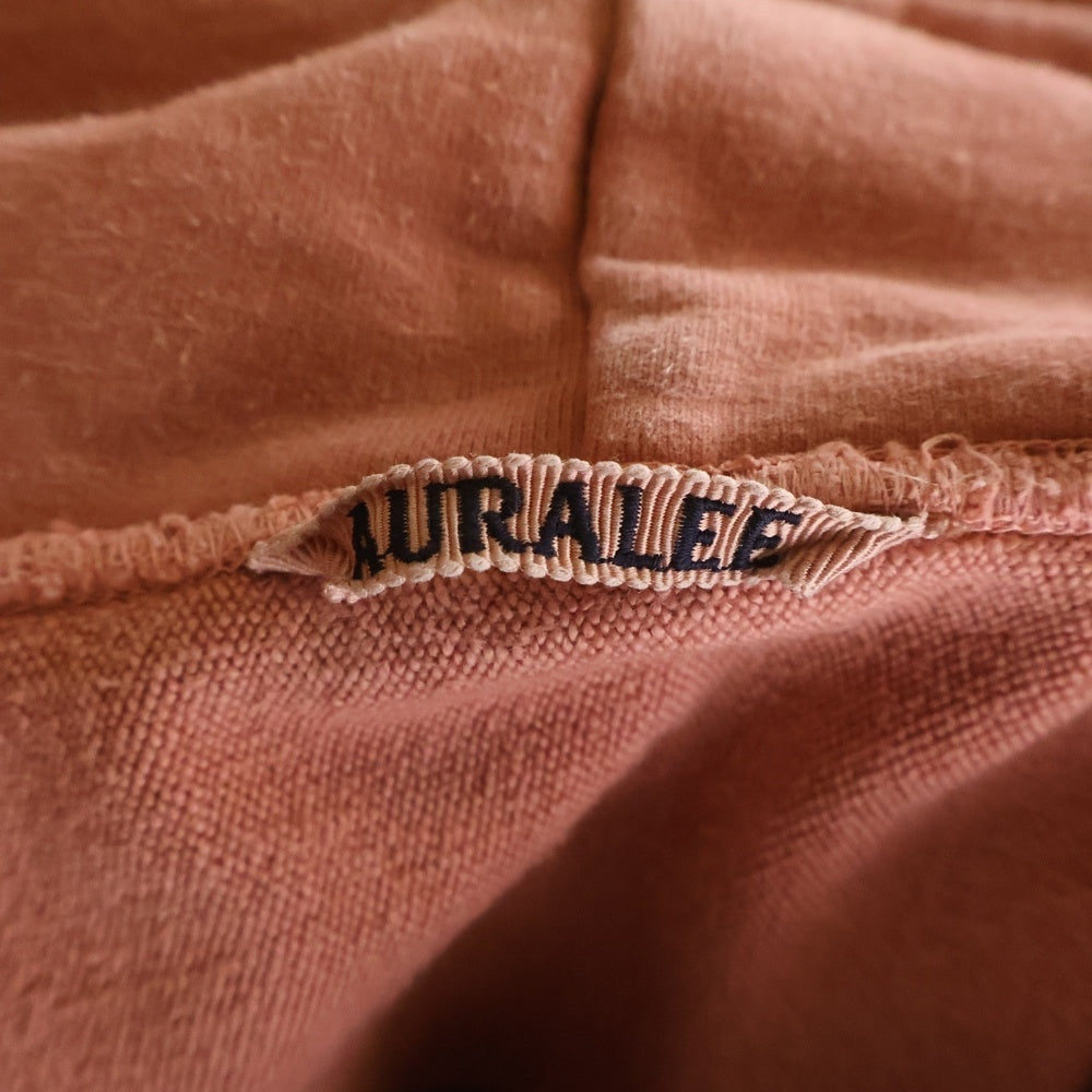 AURALEE(オーラリー) 19AW SUPER MILLED SWEAT P/O PARKA スーパーミルド プルオーバーパーカー ピンク A9AP01SM