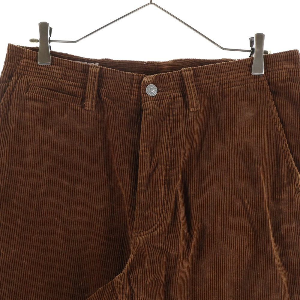 SASSAFRAS(ササフラス) ボタンフライ コーデュロイハーフパンツ ショーツ ブラウン