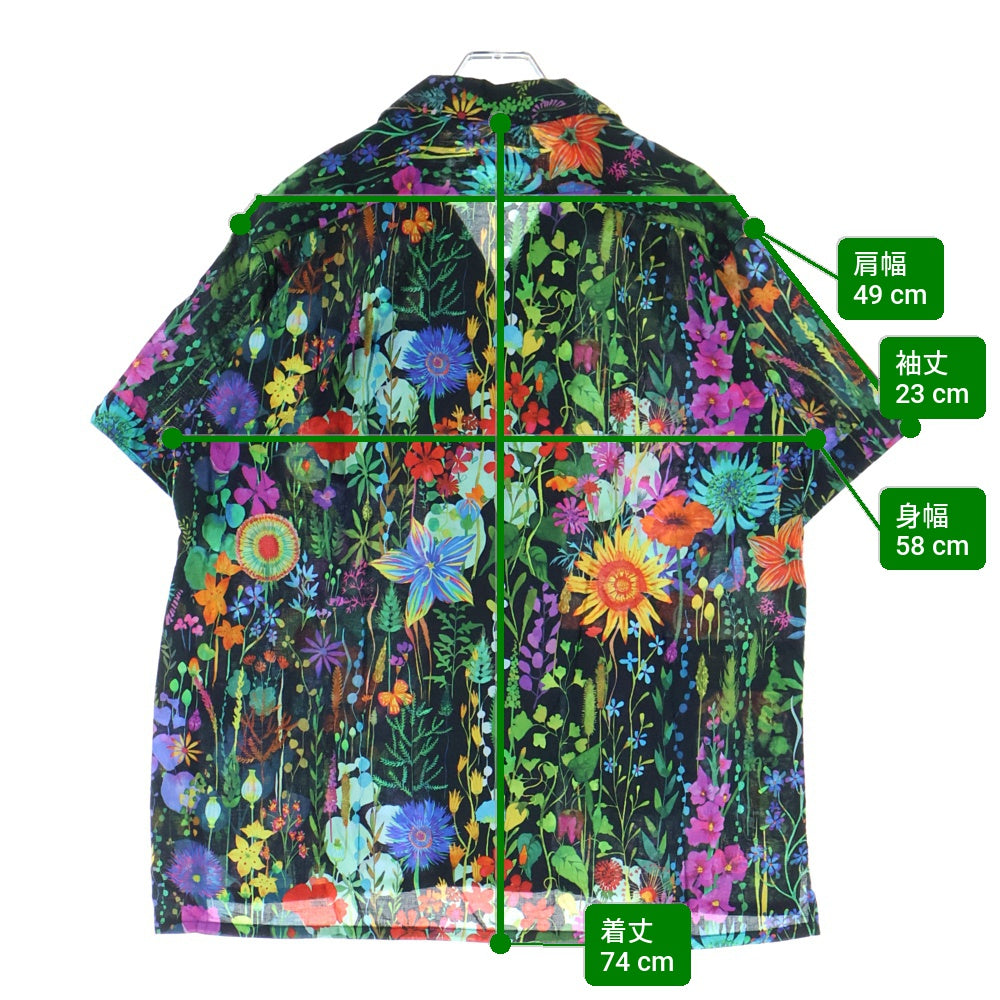 Engineered Garments(エンジニアド ガーメンツ) 総柄 ショートスリーブ オープンカラーシャツ マルチカラー