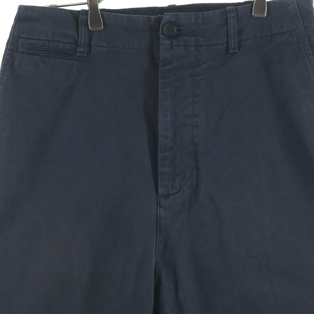 AURALEE(オーラリー) 20AW WASHED FINX CHINO WIDE PANTS ウォッシュド フィンクス ワイドチノパンツ ネイビー A20AP01CN