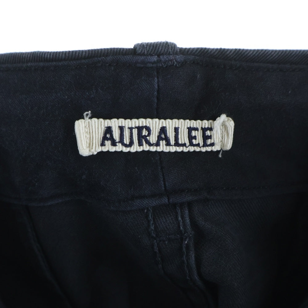 AURALEE オーラリー 20AW WASHED FINX CHINO WIDE PANTS ウォッシュド フィンクス ワイドチノパンツ ネイビー A20AP01CN AURALEE(オーラリー) 20AW WASHED FINX CHINO WIDE PANTS ウォッシュド