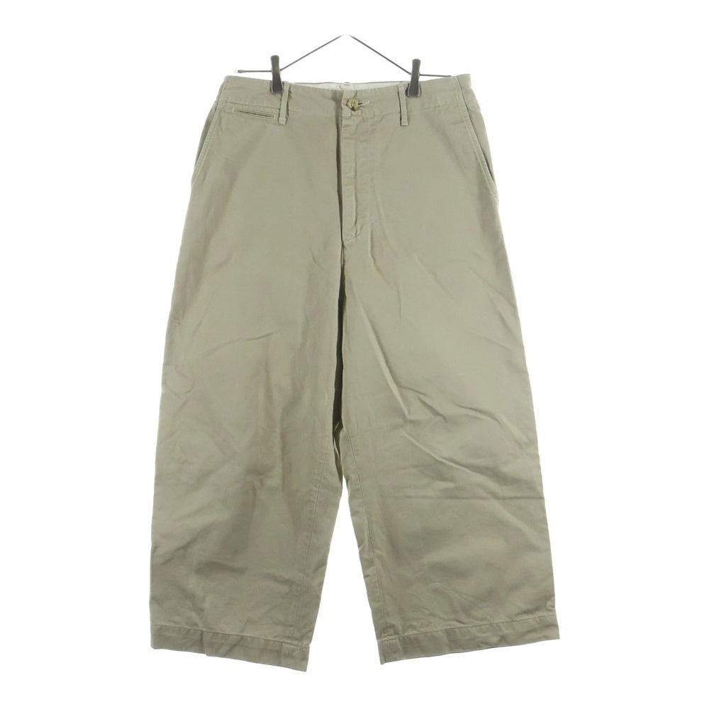AURALEE(オーラリー) 18AW WASHED FINX CHINO WIDE PANTS ウォッシュド