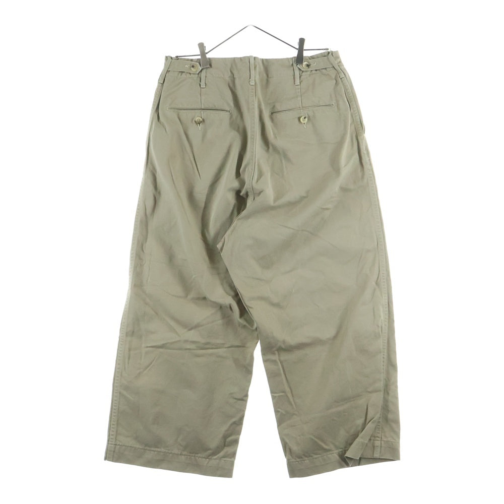 AURALEE(オーラリー) 18AW WASHED FINX CHINO WIDE PANTS ウォッシュド