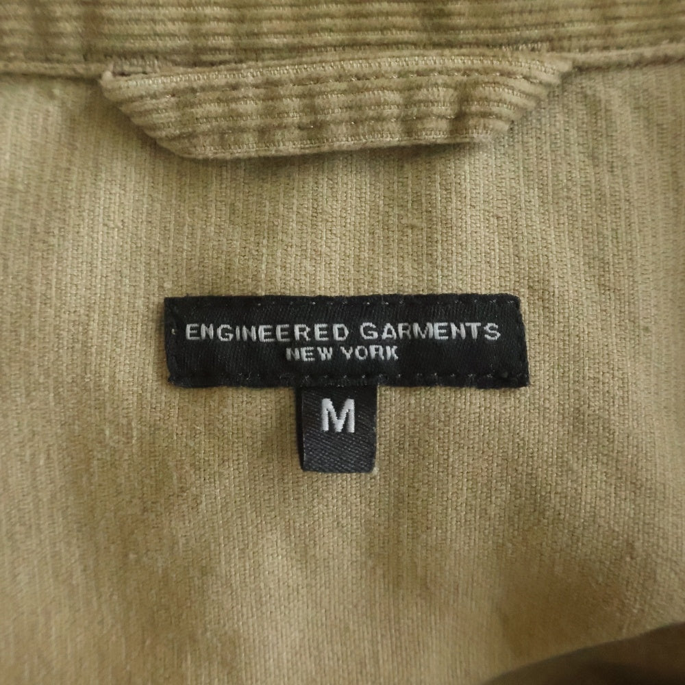 Engineered Garments(エンジニアド ガーメンツ) マルチポケット 比翼 コーデュロイジャケット ベージュ