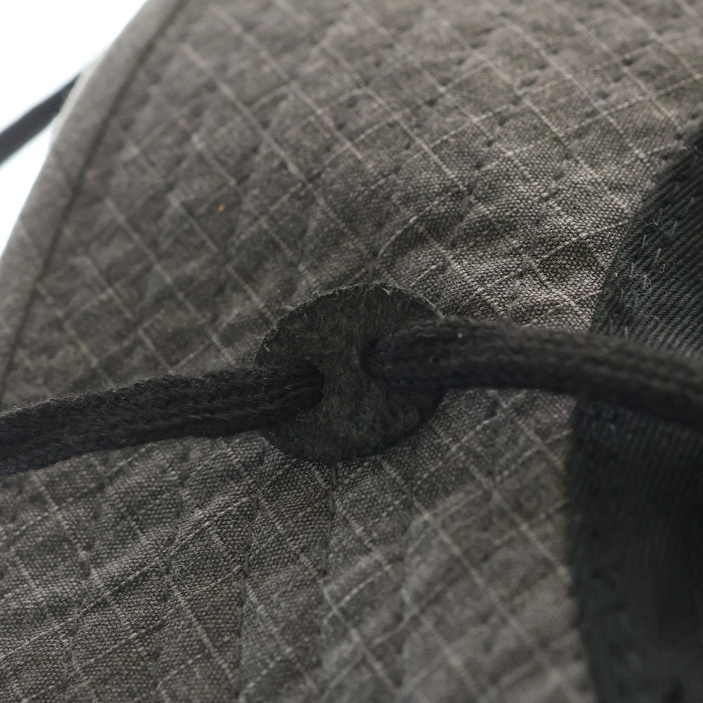 STUSSY(ステューシー) ミニボックスロゴ バケットハット 帽子 グレー
