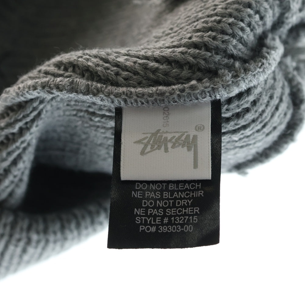 STUSSY(ステューシー) STOCK FA15 POM BEANIE ストック ポム ニットビーニー 帽子 グレー 132715 レディース