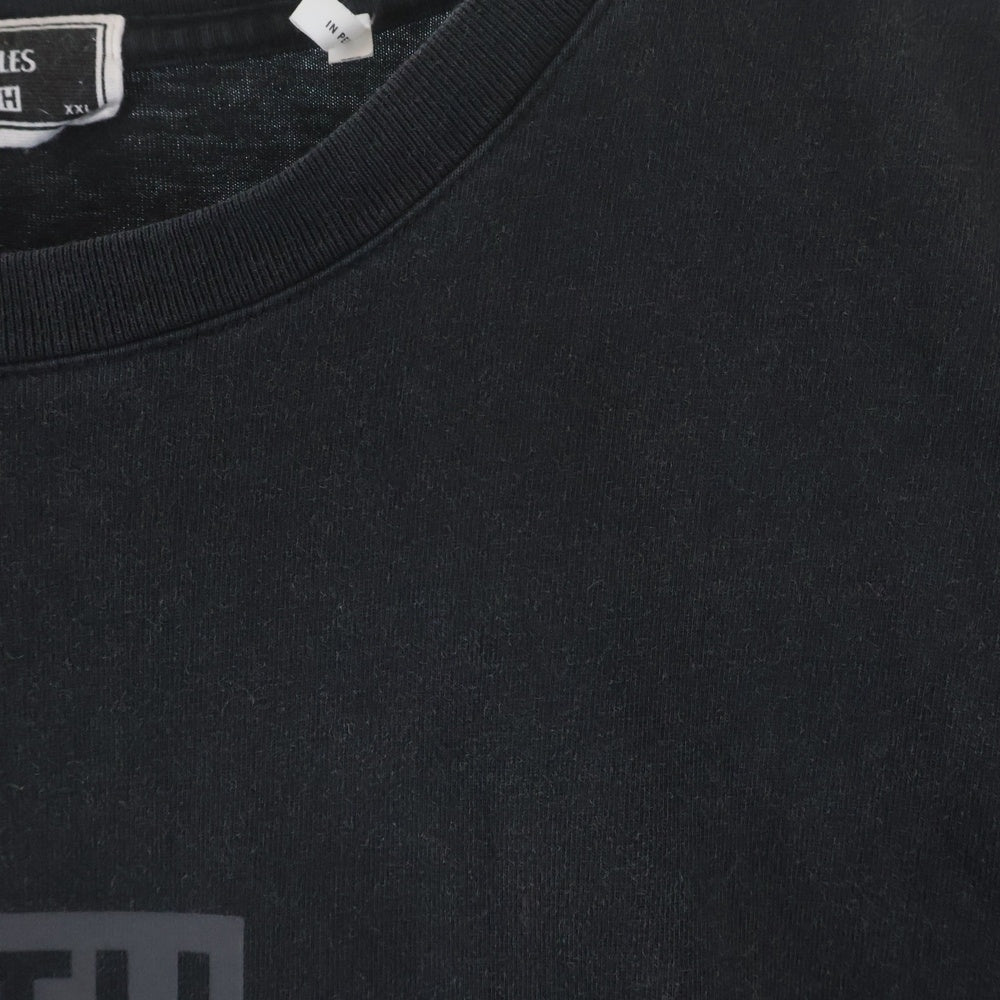 KITH(キス) ×THE BEATLES Abbey Road tee ザビートルズ アビーロード ヴィンテージ クルーネック半袖Tシャツ カットソー ブラック KHM031228