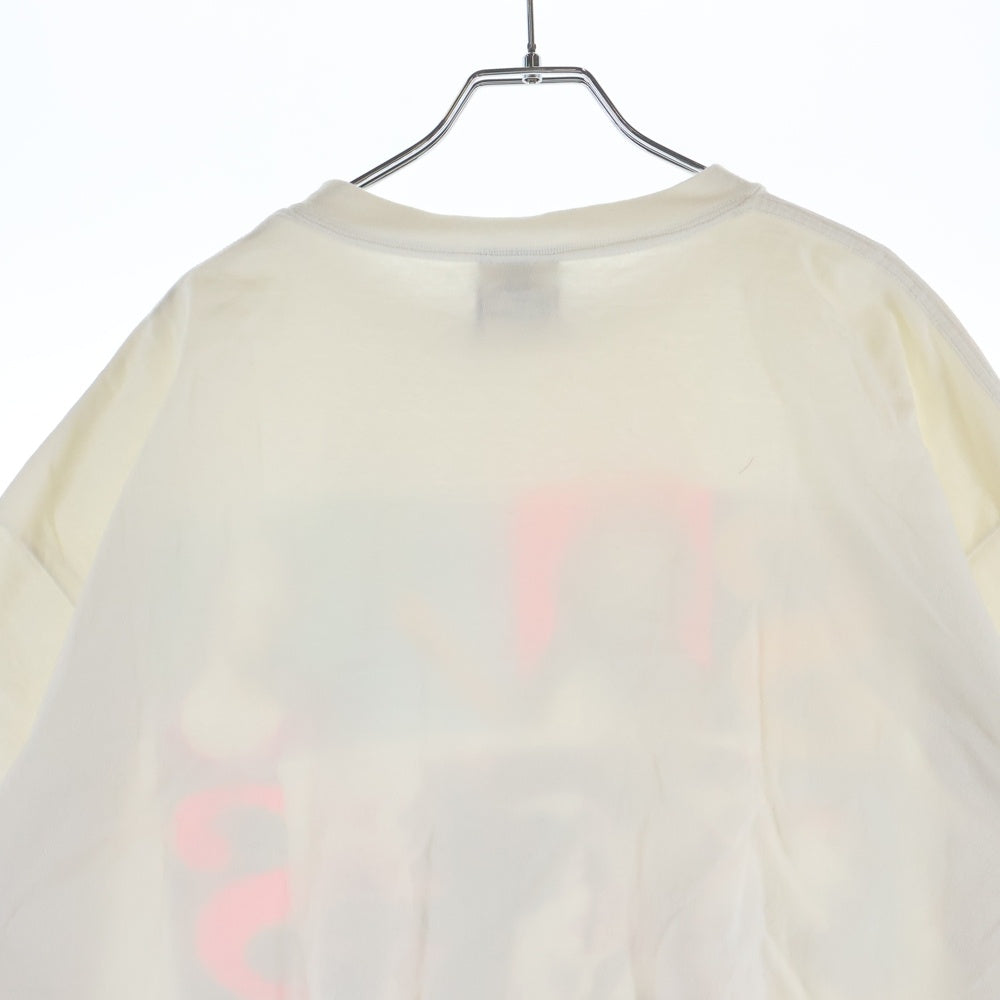 SAINT MICHAEL(セントマイケル) 24SS SW SS TEE VEGES ショーンウェザースプーン ベガス クルーネック半袖Tシャツ カットソー ホワイト SM-YS8-0000-C15