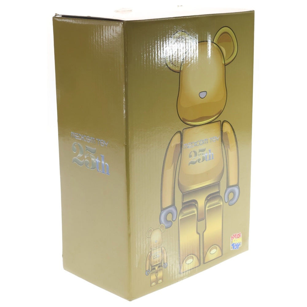 MEDICOM TOY(メディコムトイ) BE@RBRICK 25th Anniversary Model 100% & 400% ベアブリック アニバーサリーモデル フィギュア ゴールド