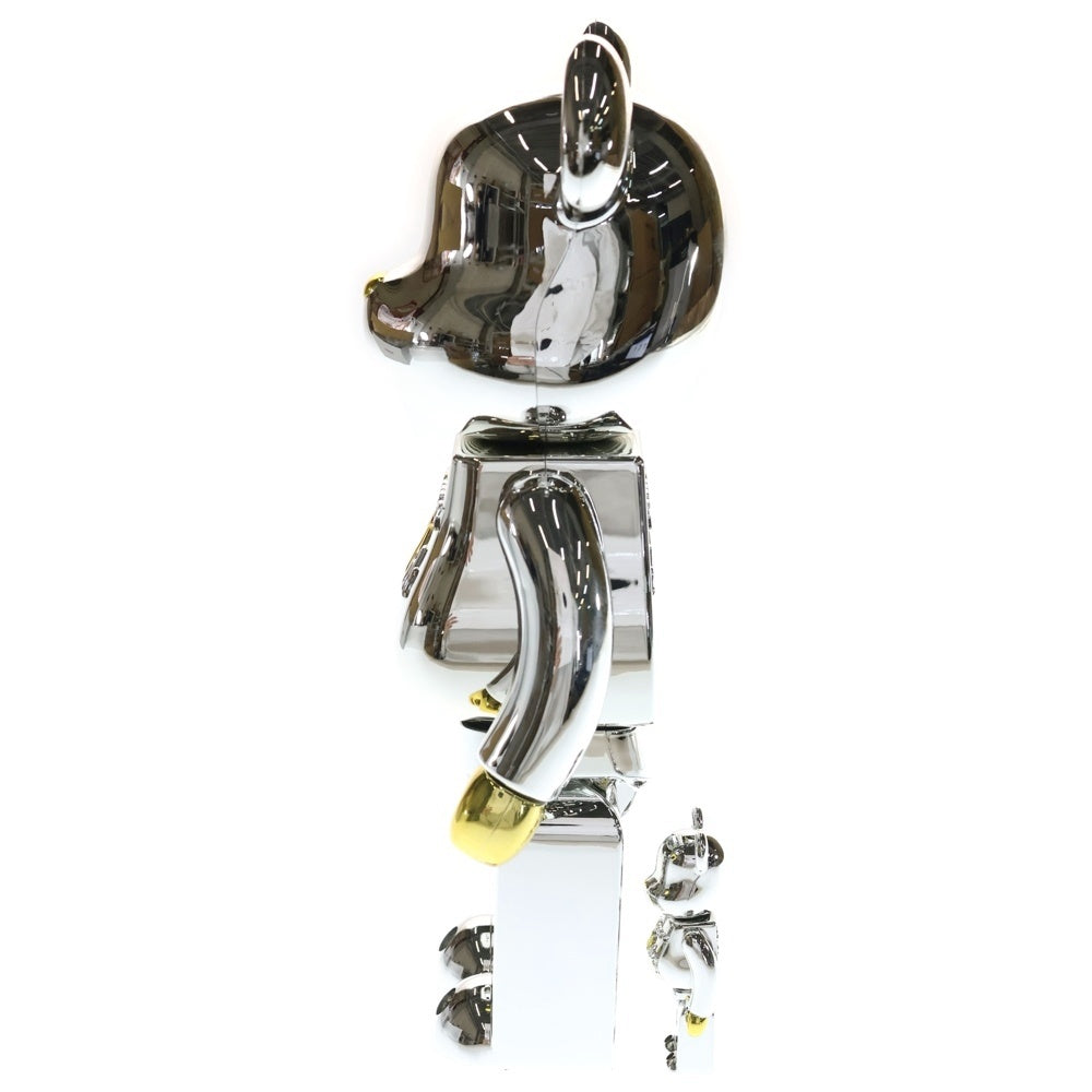MEDICOM TOY(メディコムトイ) BE@RBRICK 20th Anniversary Model 100% & 400% ベアブリック アニバーサリーモデル フィギュア シルバー