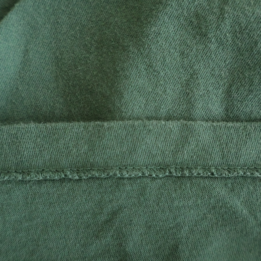 RRL(ダブルアールエル) フロントロゴデザイン クルーネック カットソー 半袖Tシャツ カーキ MNRRTSHM1N10026