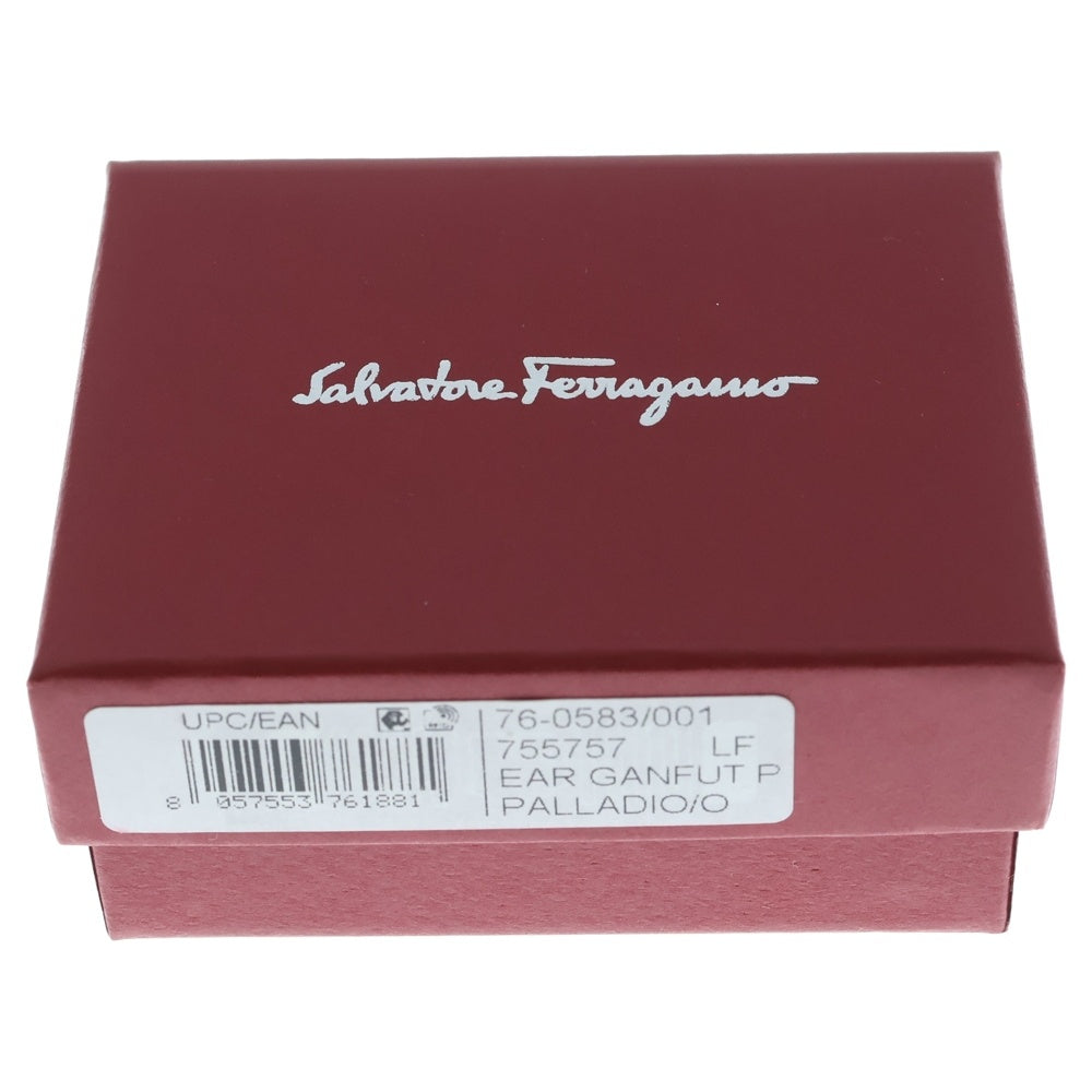 Salvatore Ferragamo(サルヴァトーレ フェラガモ) EAR GANFUT P ガンチーニ バイカラー 真鍮ピアス レディース ゴールド/シルバー 76 0583/001