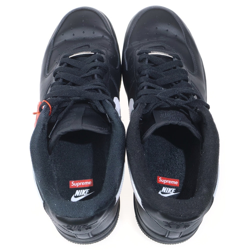 NIKE(ナイキ) ×SUPREME AIR FORCE 1 LOW シュプリーム エアーフォースワン ローカットスニーカー ブラック US9.5/27.5cm CU9225-002